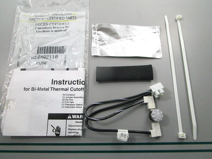 NEW OEM W10402110 Whirlpool Fuse Kit 0810