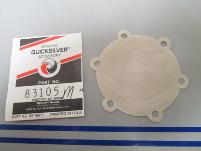 NEW OEM 83105M Mercury Quicksilver Diaphragm 0810