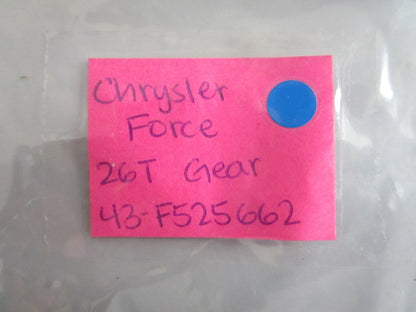 NEW OEM 43-F525662 Chrysler Force 26T Gear 0820