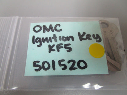*NEW OEM* 0810 OMC Johnson Evinrude Ignition Key KF5 501520 0501520