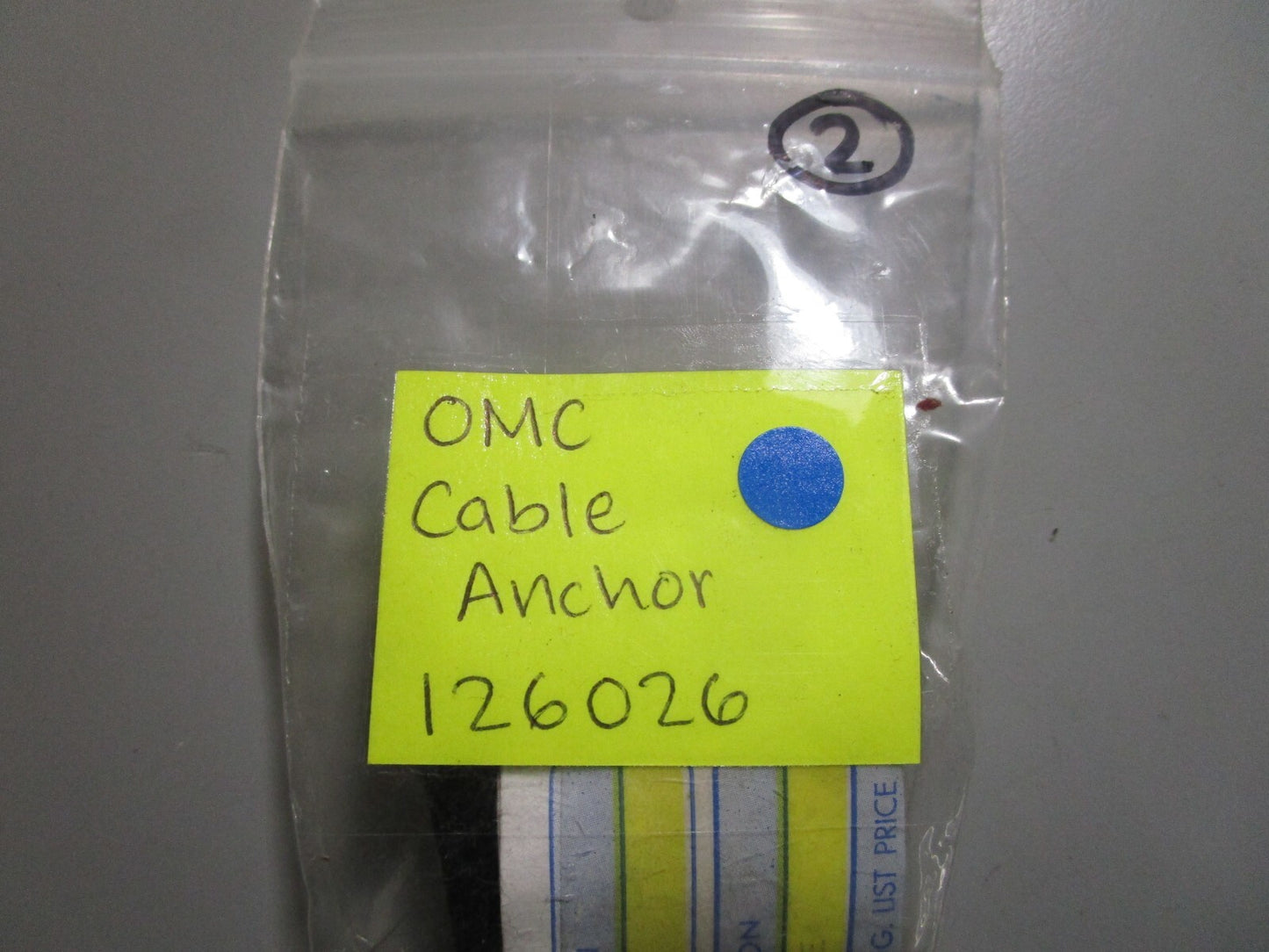 *NEW OEM* 0770 OMC Johnson Evinrude Cable Anchor 126026 0126026
