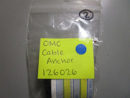 *NEW OEM* 0770 OMC Johnson Evinrude Cable Anchor 126026 0126026