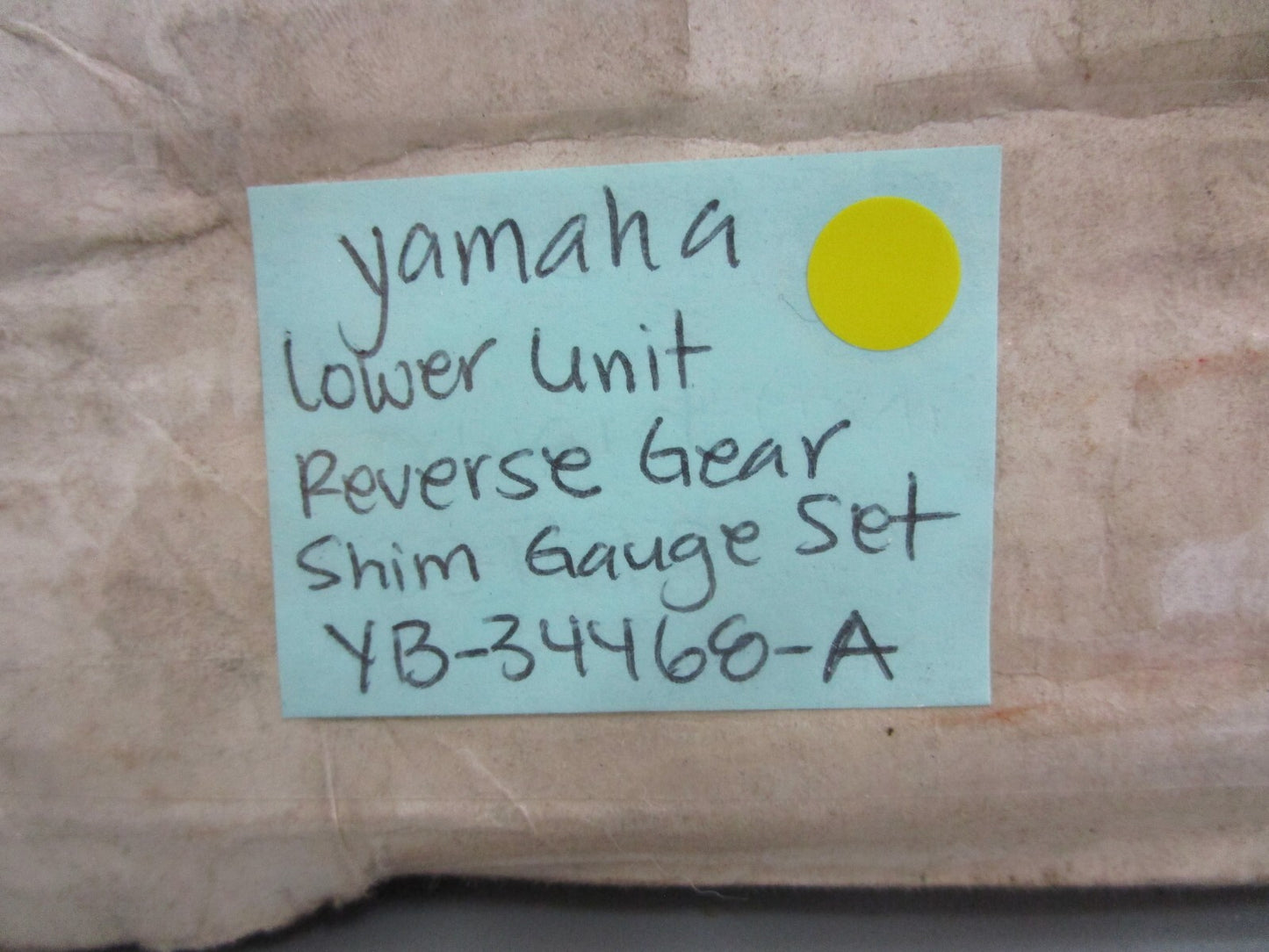 *NEW OEM* 0820 Yamaha Lower Unit Reverse Gear Shim Gauge Kit YB-34468-A
