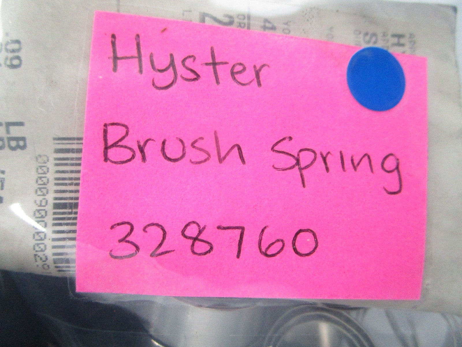 NEW OEM 328760 Hyster Brush Spring 0810