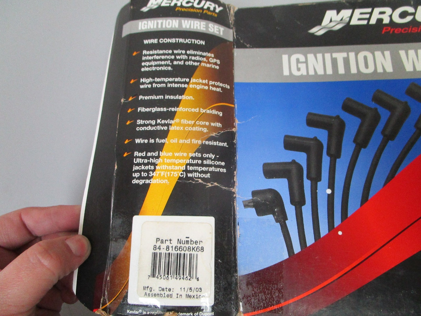 NEW OEM 84-816608K68 Mercury Quicksilver 350 454 502 CID Ignition Wire Set 0720