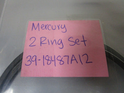 *NEW OEM* 0810 Mercury Quicksilver 2 Ring Set 39-18487A12