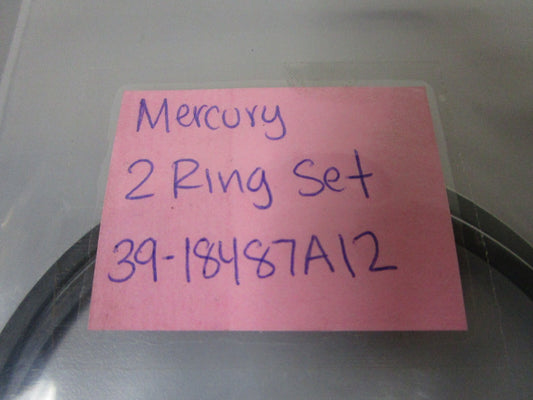*NEW OEM* 0810 Mercury Quicksilver 2 Ring Set 39-18487A12