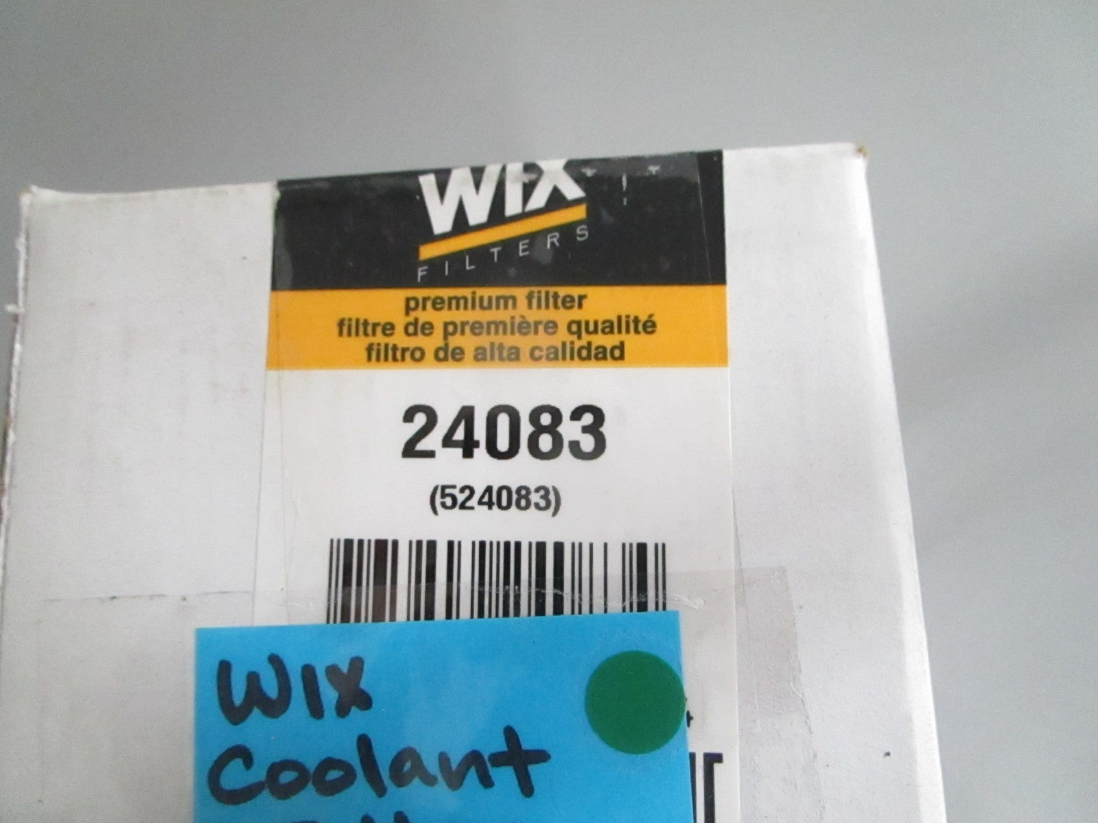 NEW OEM 24083 Wix Coolant Filter 0820
