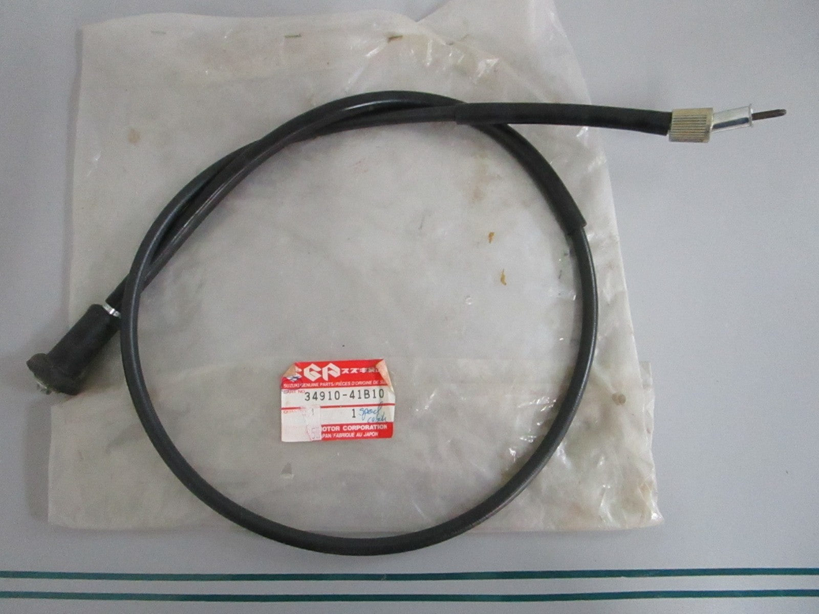 Suzuki 34910-41B10 Motorcycle Speedometer Cable NOS Genuine Parts NEW OEM 0820