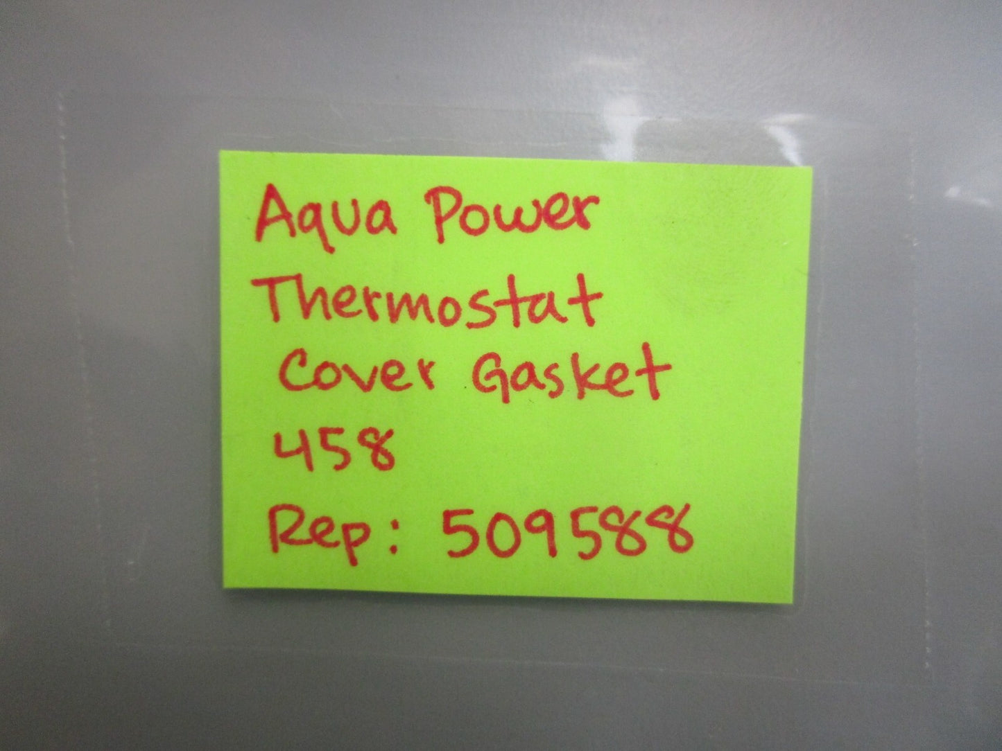 *NEW* 0810 Aqua Power Thermostat Cover Gasket 458