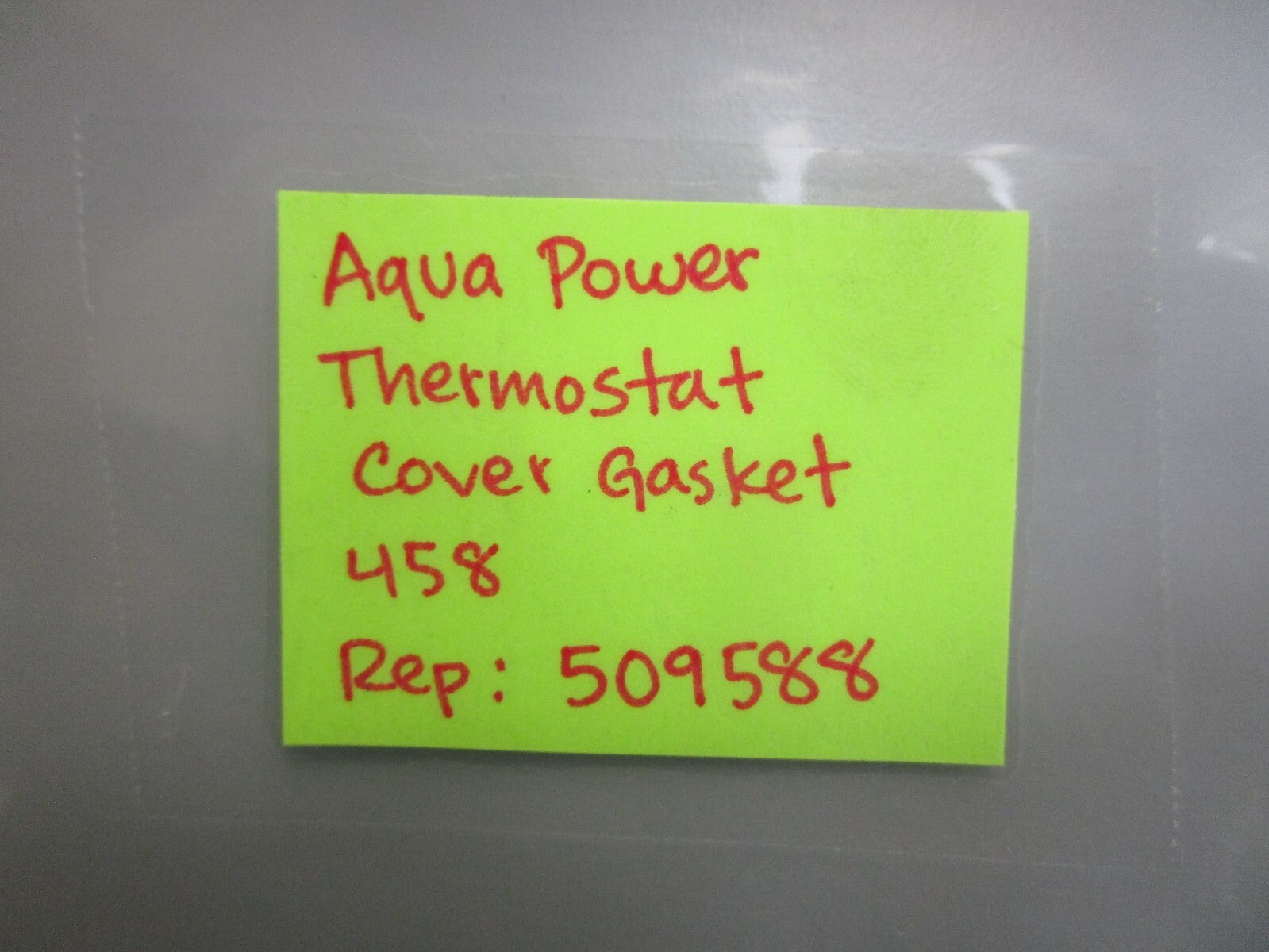 *NEW* 0810 Aqua Power Thermostat Cover Gasket 458