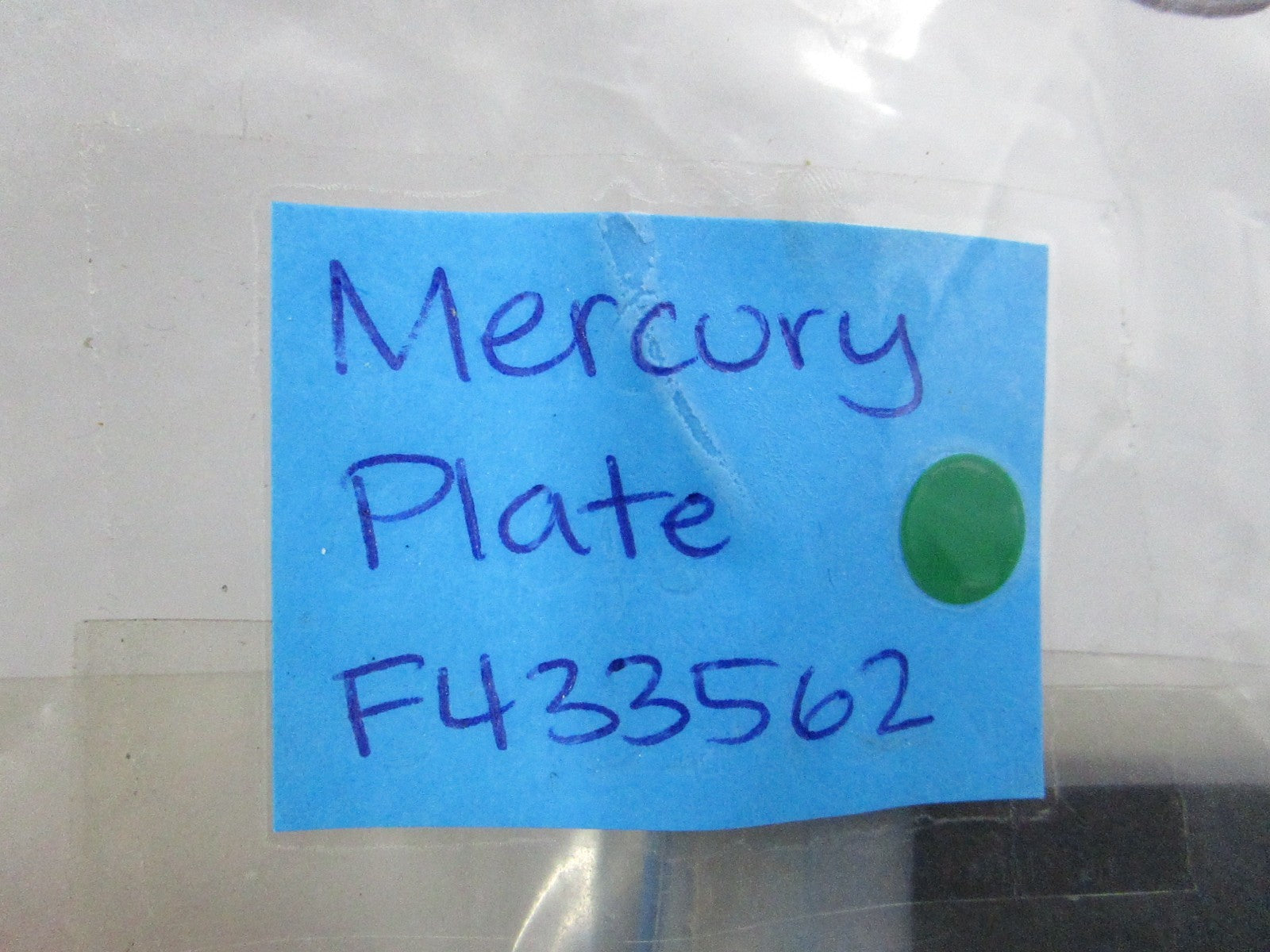 NEW OEM F435562 Mercury Quicksilver Plate 0810