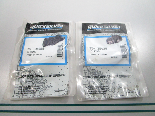 NEW OEM (LOT OF 2) 25-35029 Mercury Quicksilver O-Ring 0810