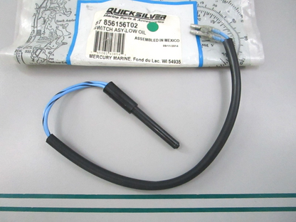 NEW OEM 87-856156T02 Mercury Quicksilver Low Oil Switch Assembly 0810