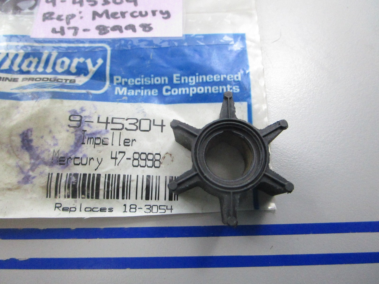 NEW 9-45304 Replaces: 47-8998 Mallory Impeller 0810