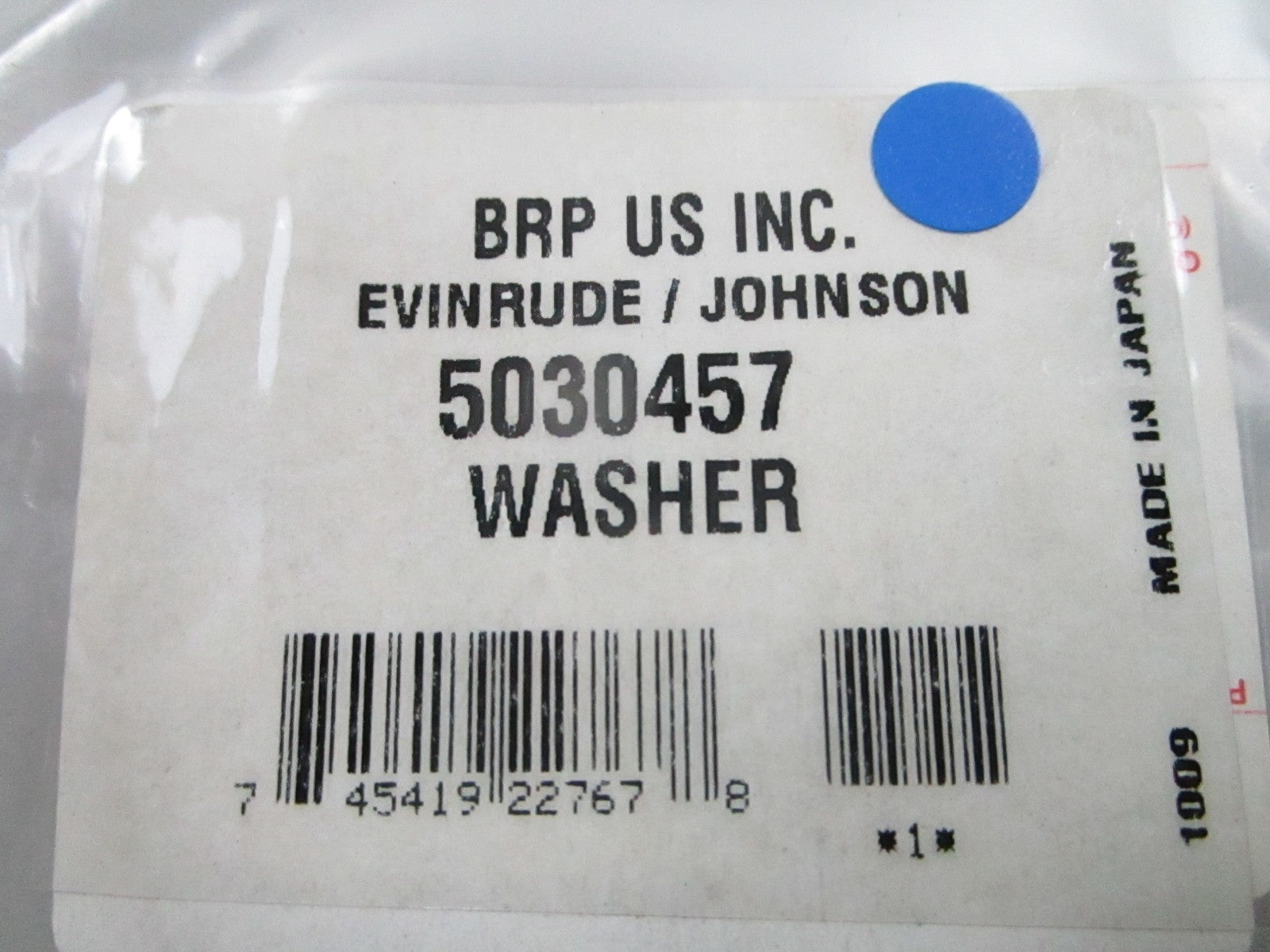 *NEW OEM* 0810 OMC Johnson Evinrude Washer 5030457