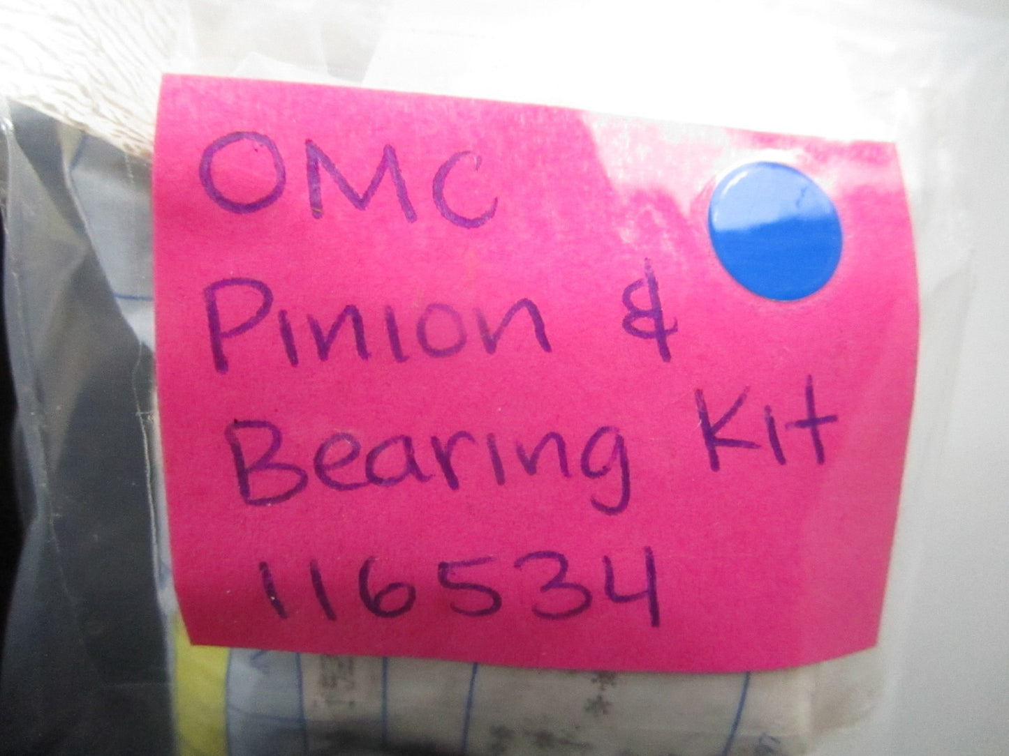 *NEW OEM* 0810 OMC Johnson Evinrude Pinion & Bearing Kit 116534 0116534