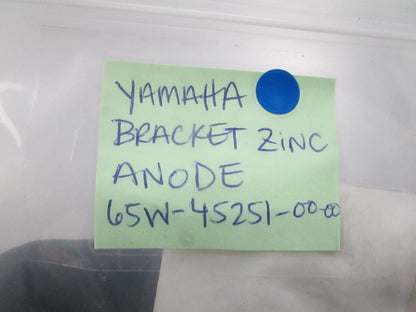 *NEW OEM* 0810 Yamaha Bracket Zinc Anode 65W-45251-00-00
