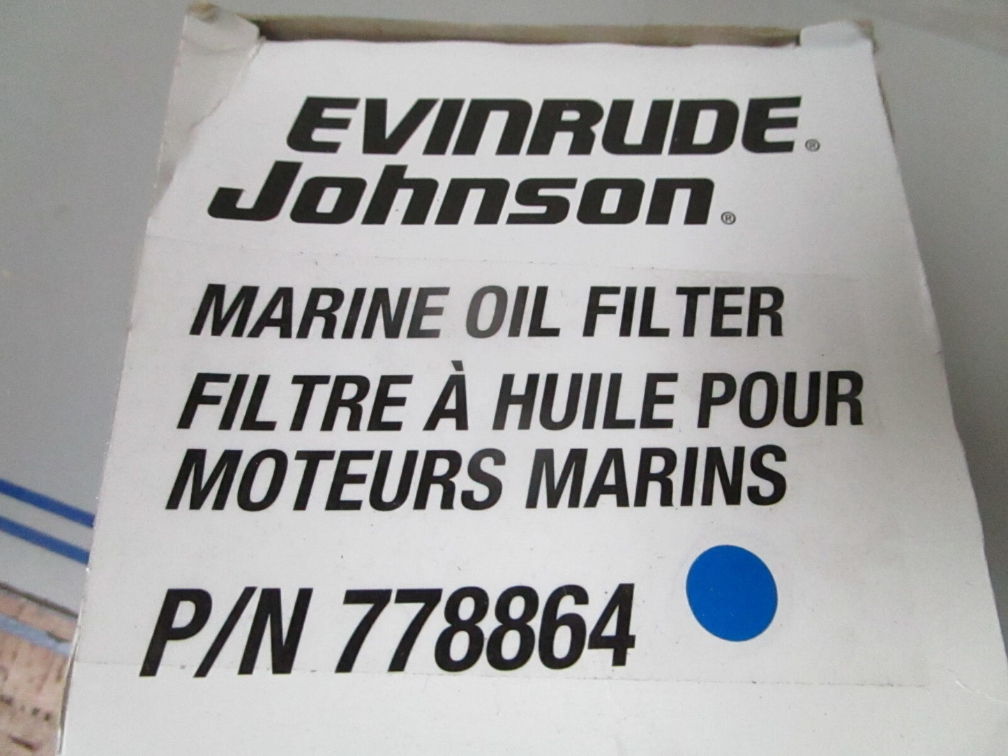 *NEW OEM* 0810 OMC Johnson Evinrude Oil Filter 778864 0778864