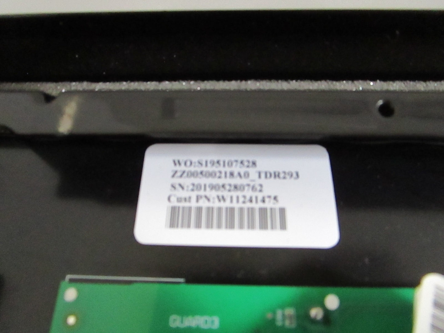 Whirlpool NEW OEM Glass Electronic Control Panel W11428998 NOS Genuine 0820