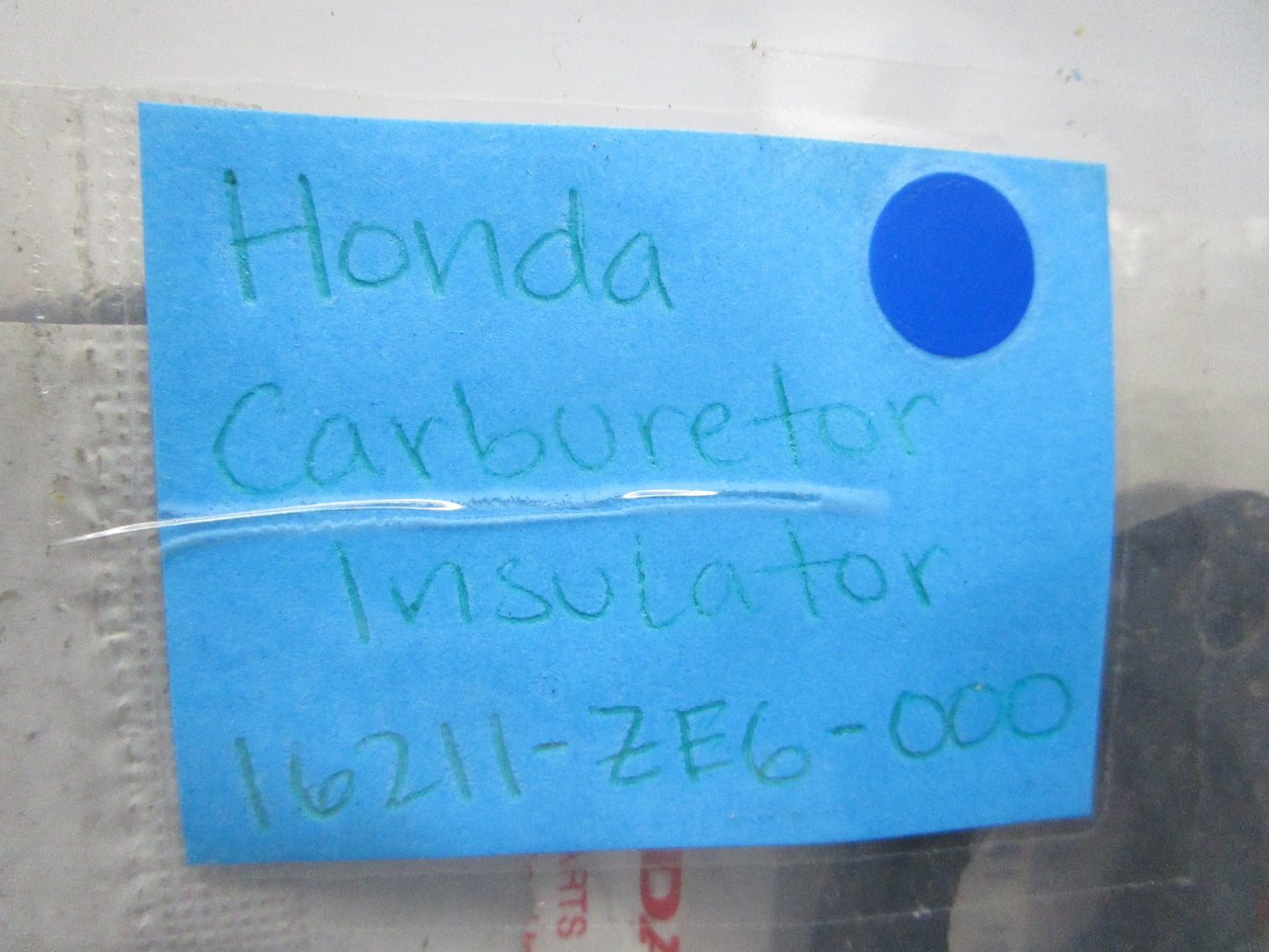 *NEW OEM* 0810 Honda Carburetor Insulator 16211-ZE6-000