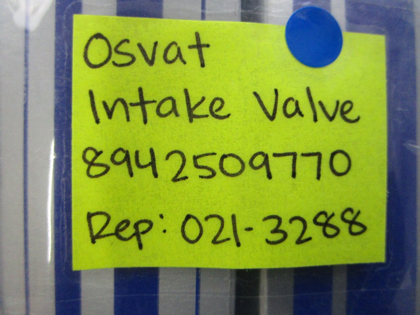 *NEW* 0810 Osvat Intake Valve 8942509770 Replaces: 021-3288