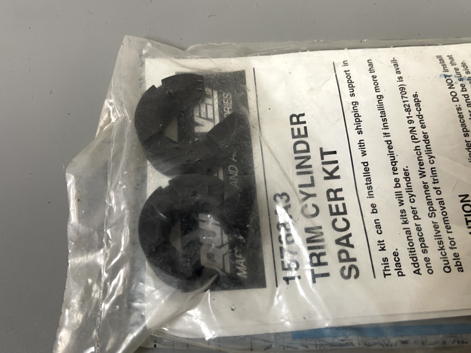 *NEW OEM* 0670 Mercury Quicksilver Trim Spacer Kit 15768A3