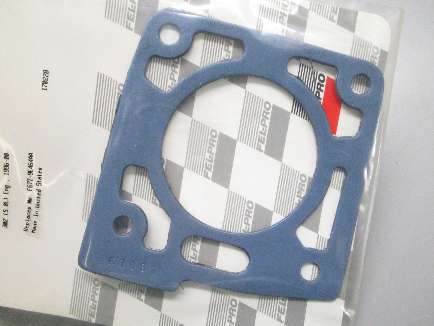 *NEW* 0810 Fel-Pro Throttle Body Gasket 61081