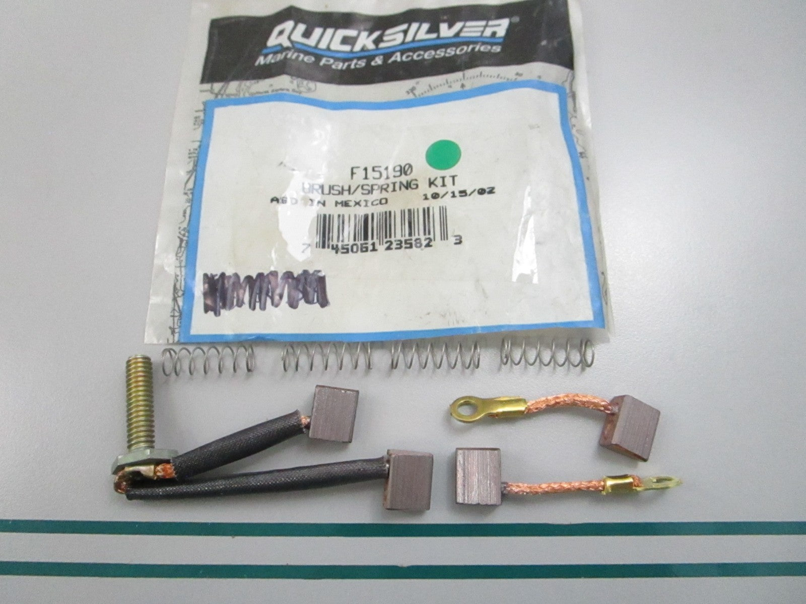 NEW OEM F15190 Mercury Quicksilver Brush/Spring Kit 0810