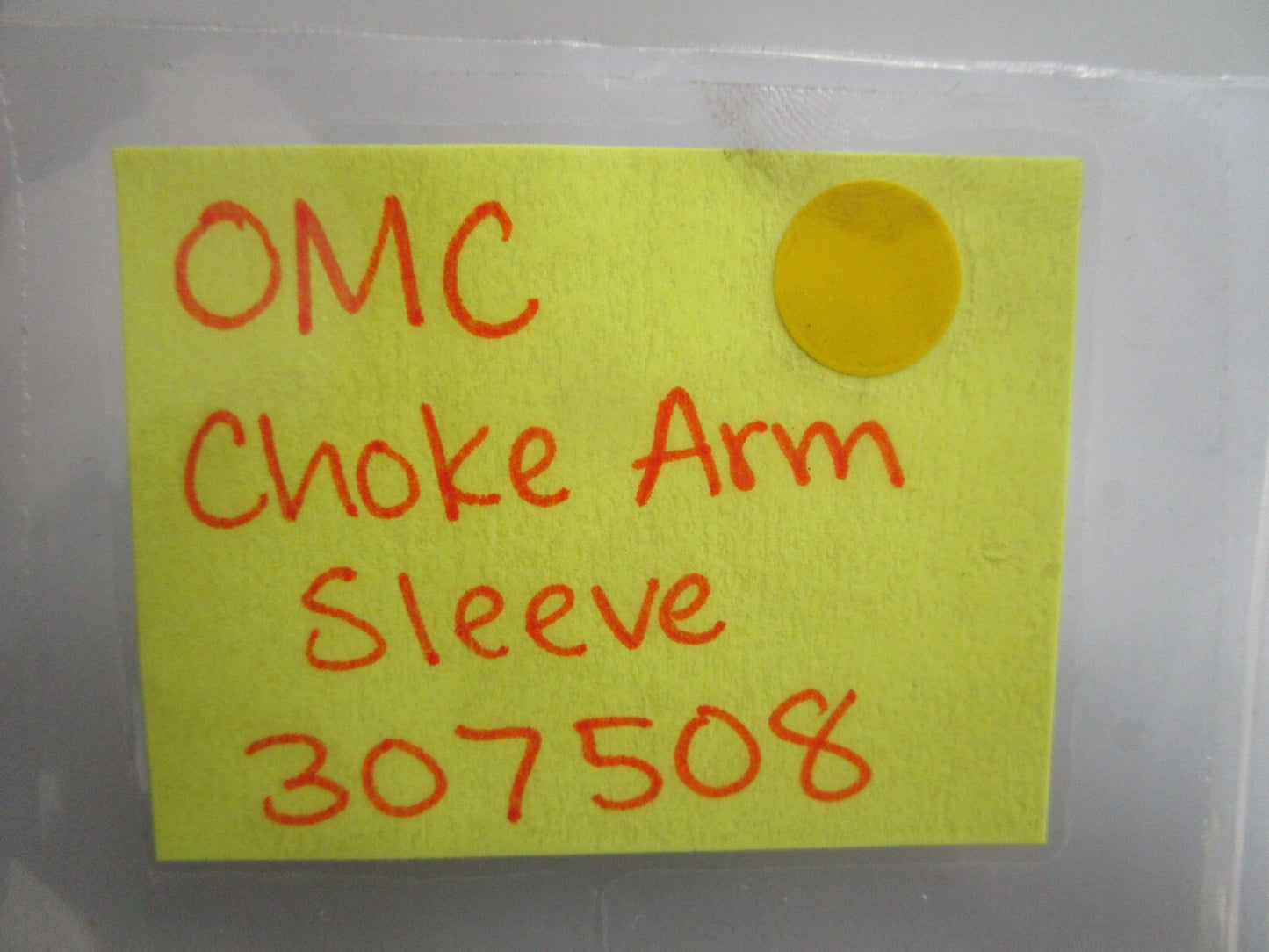 *NEW OEM* (LOT OF 2) 0820 OMC Johnson Evinrude Choke Arm Sleeve 307508 0307508