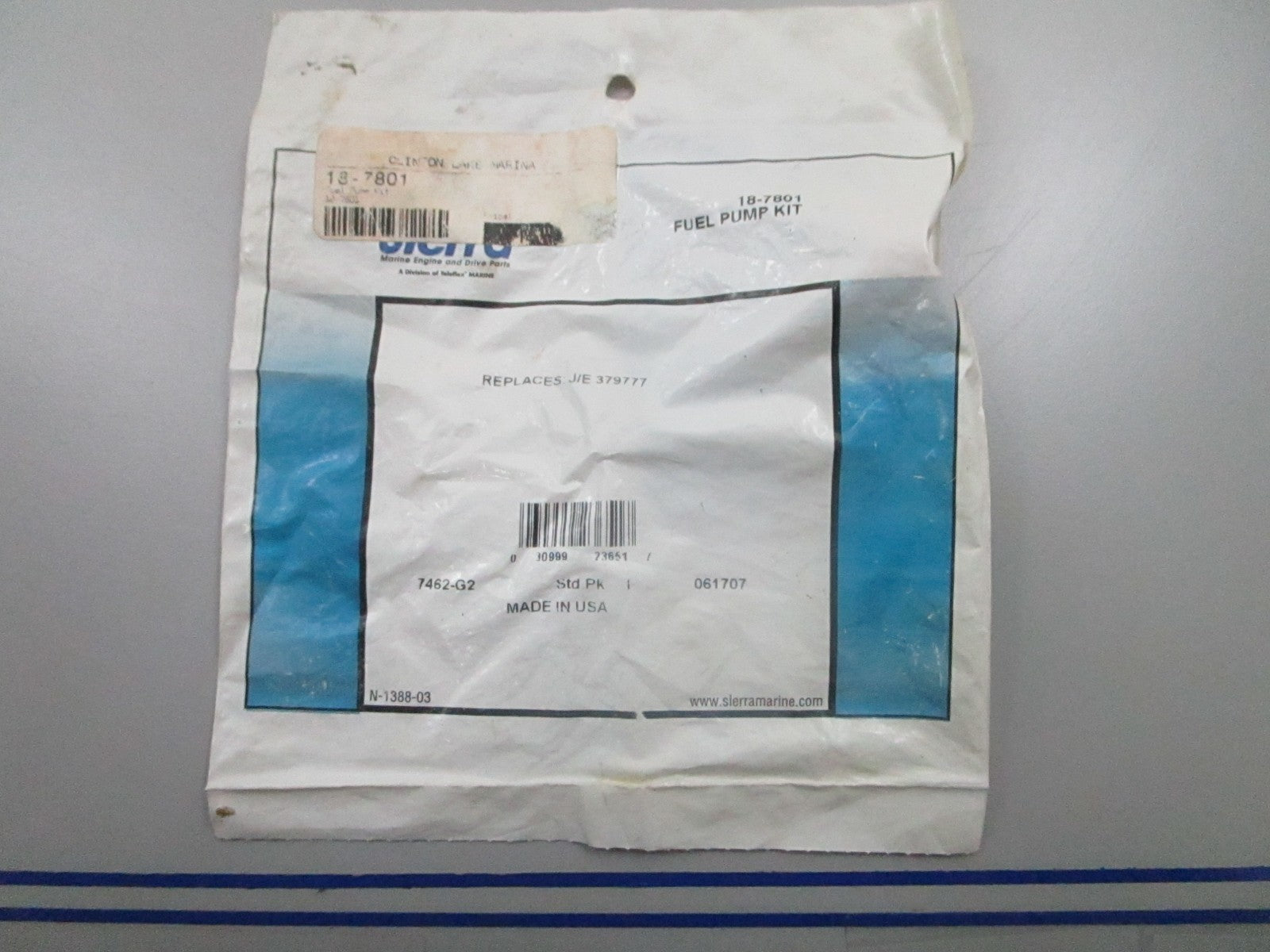 *NEW* 0810 Sierra Fuel Pump Kit 18-7801 Replaces: OMC 379777 0379777