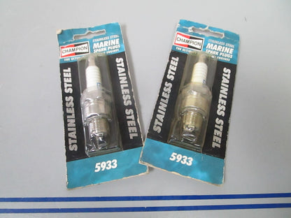 *NEW* (LOT OF 2) 0810 Champion Spark Plug 5933