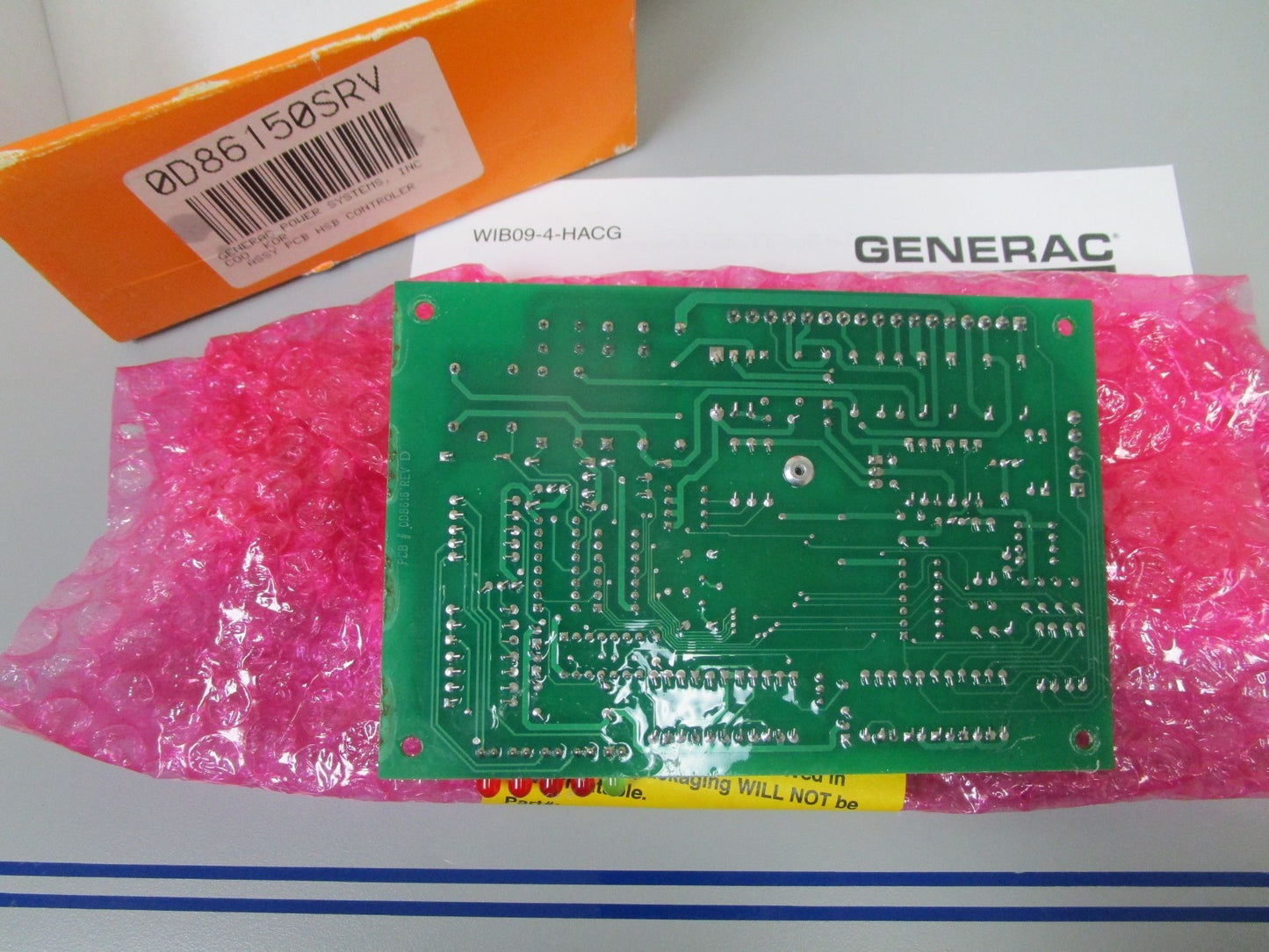 NEW OEM 0D86150SRV Generac PCB HSB Circuit Board Controller 0720