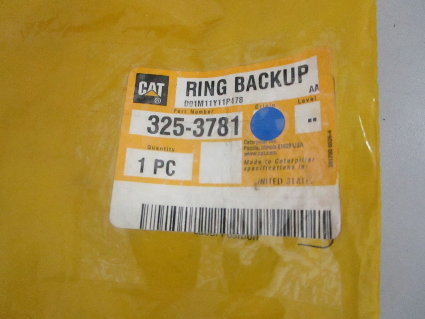 *NEW OEM* 0820 CAT Backup Ring 325-3781