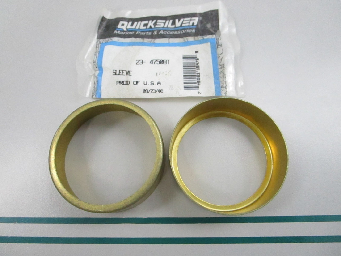NEW OEM (LOT OF 2) 23-47508T Mercury Quicksilver Sleeve 0810