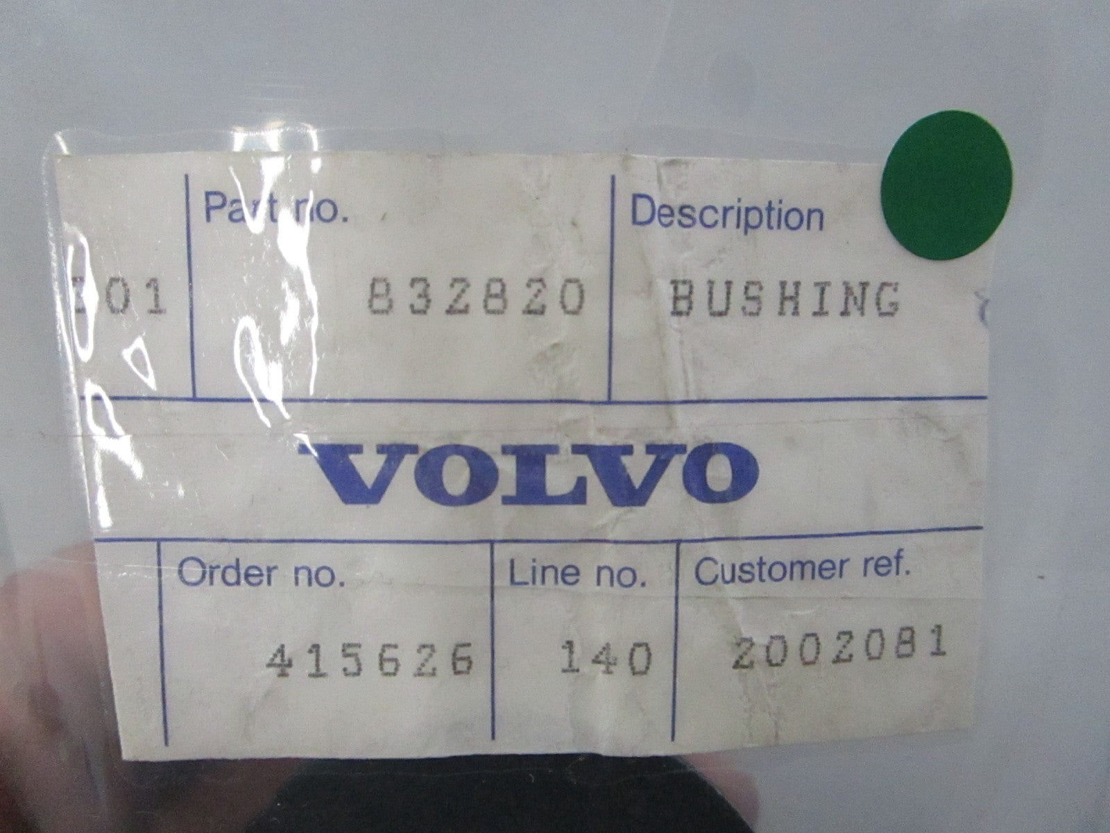 NEW OEM (LOT OF 3) 832820 Volvo Penta Bushing 0810