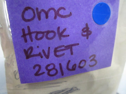 *NEW OEM* 0810 OMC Johnson Evinrude Hook & Rivet 281603 0281603