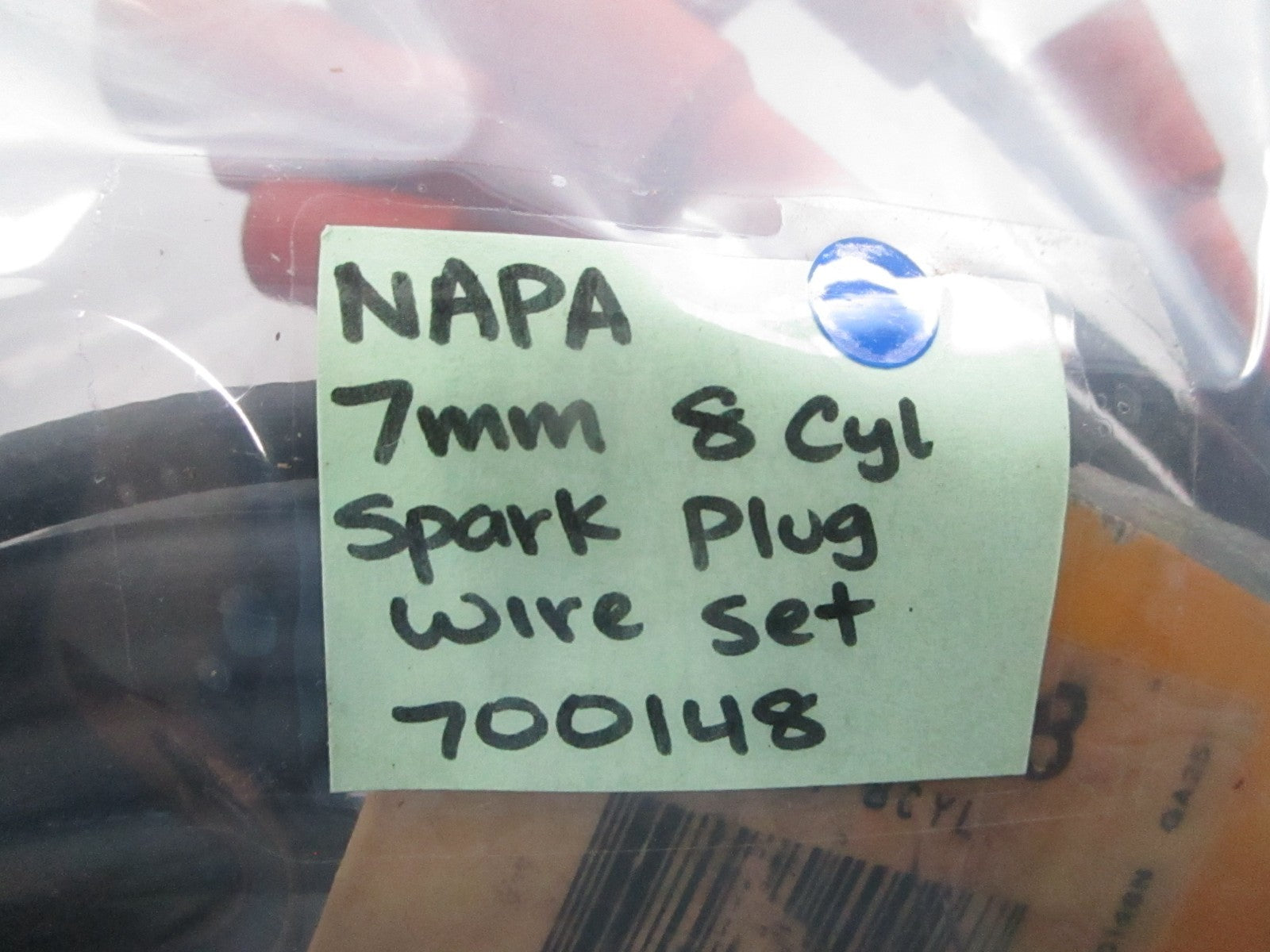 NEW 700148 NAPA 7mm 8 Cylinder Spark Plug Wire Set 0810