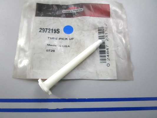 NEW OEM 297219S Briggs & Stratton Pick Up Tube 0810