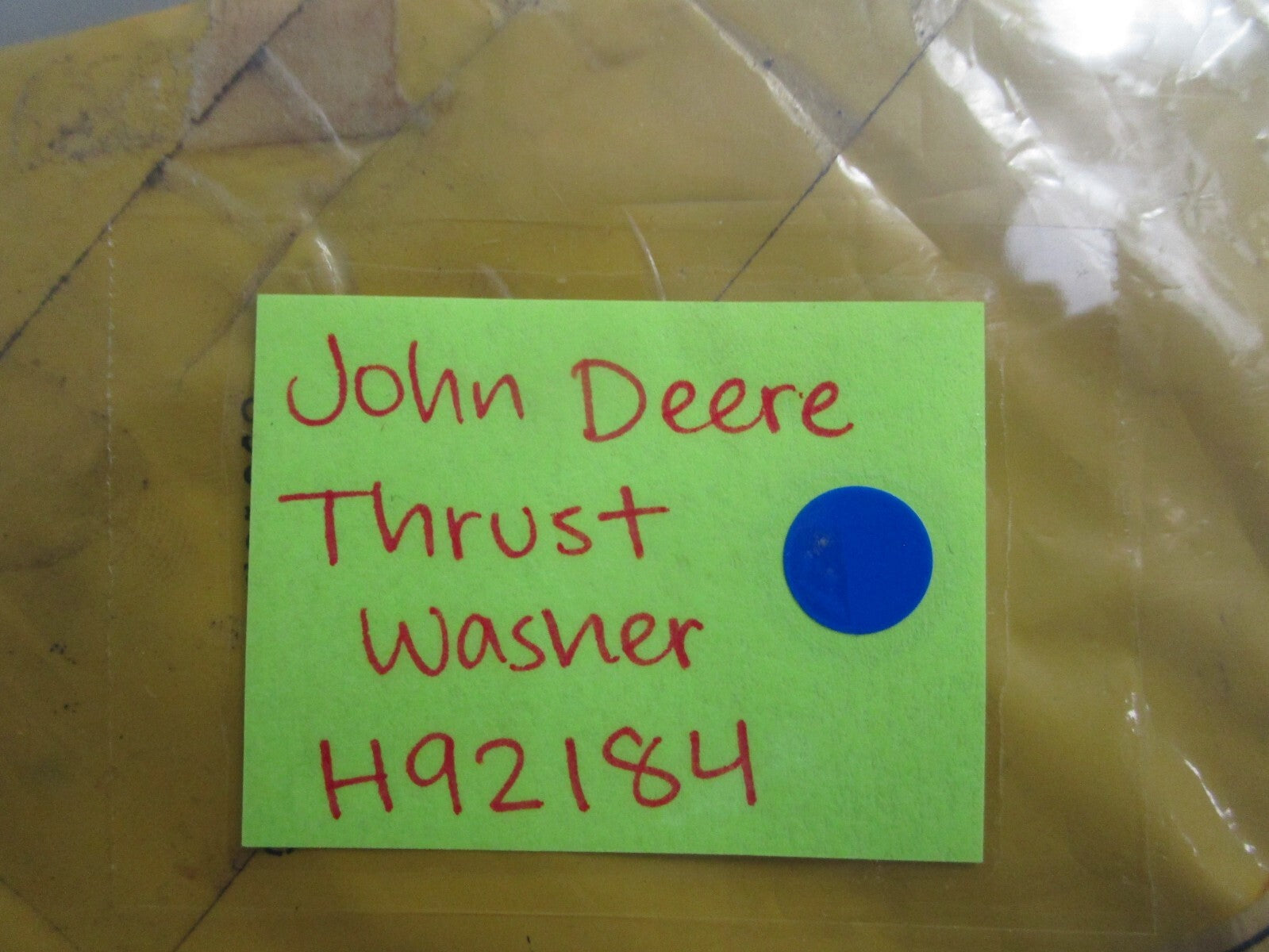 *NEW OEM* 0810 John Deere Thrust Washer H92184