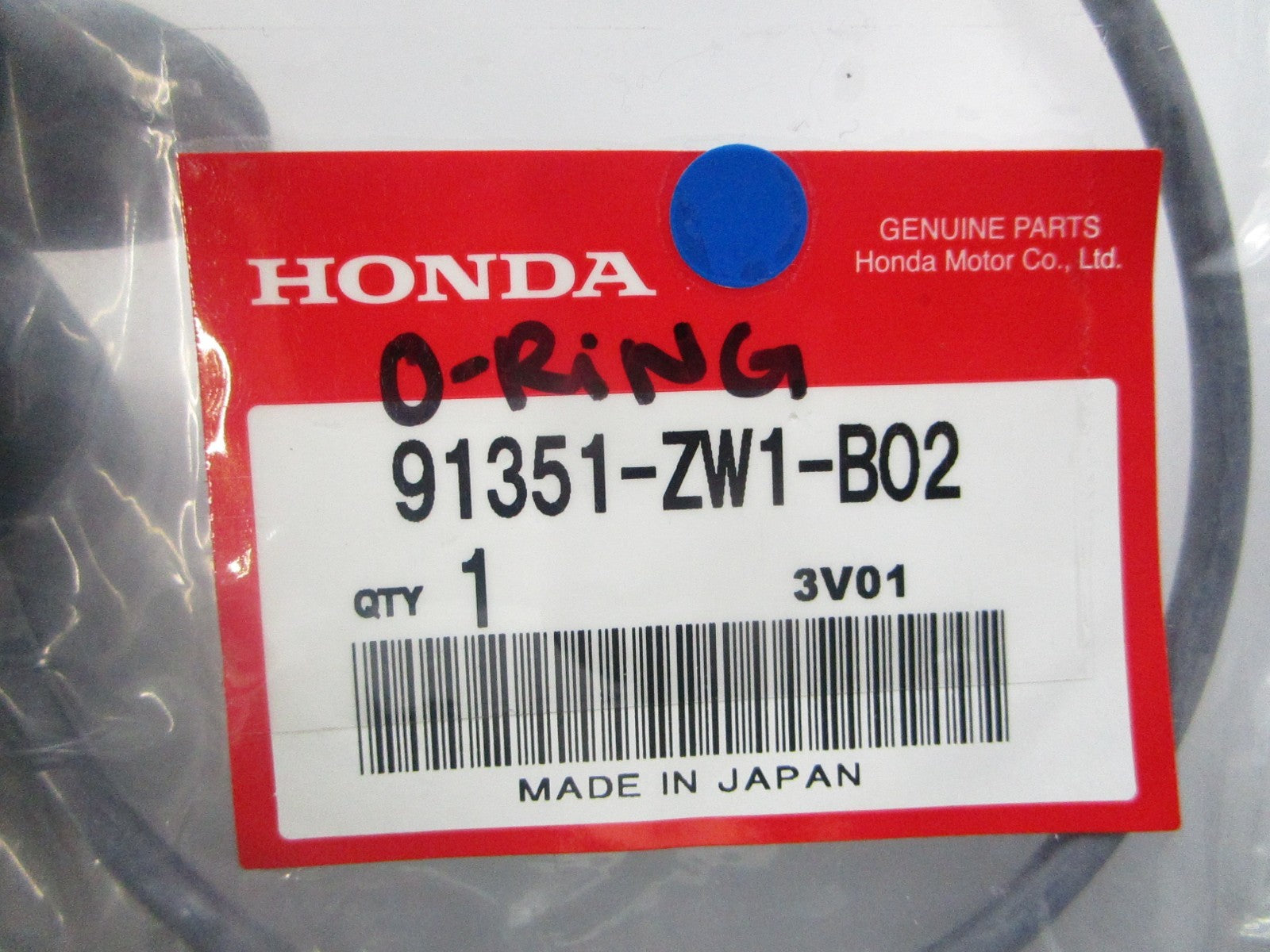 *NEW OEM* 0810 Honda O-Ring 91351-ZW1-B02