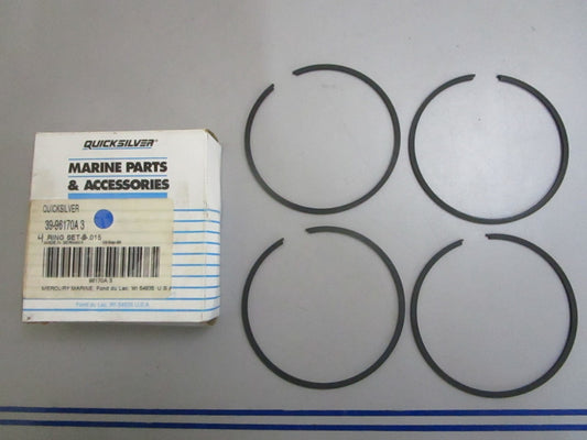 *NEW OEM* 0820 Mercury Quicksilver 4 Ring Set 39-96170A3
