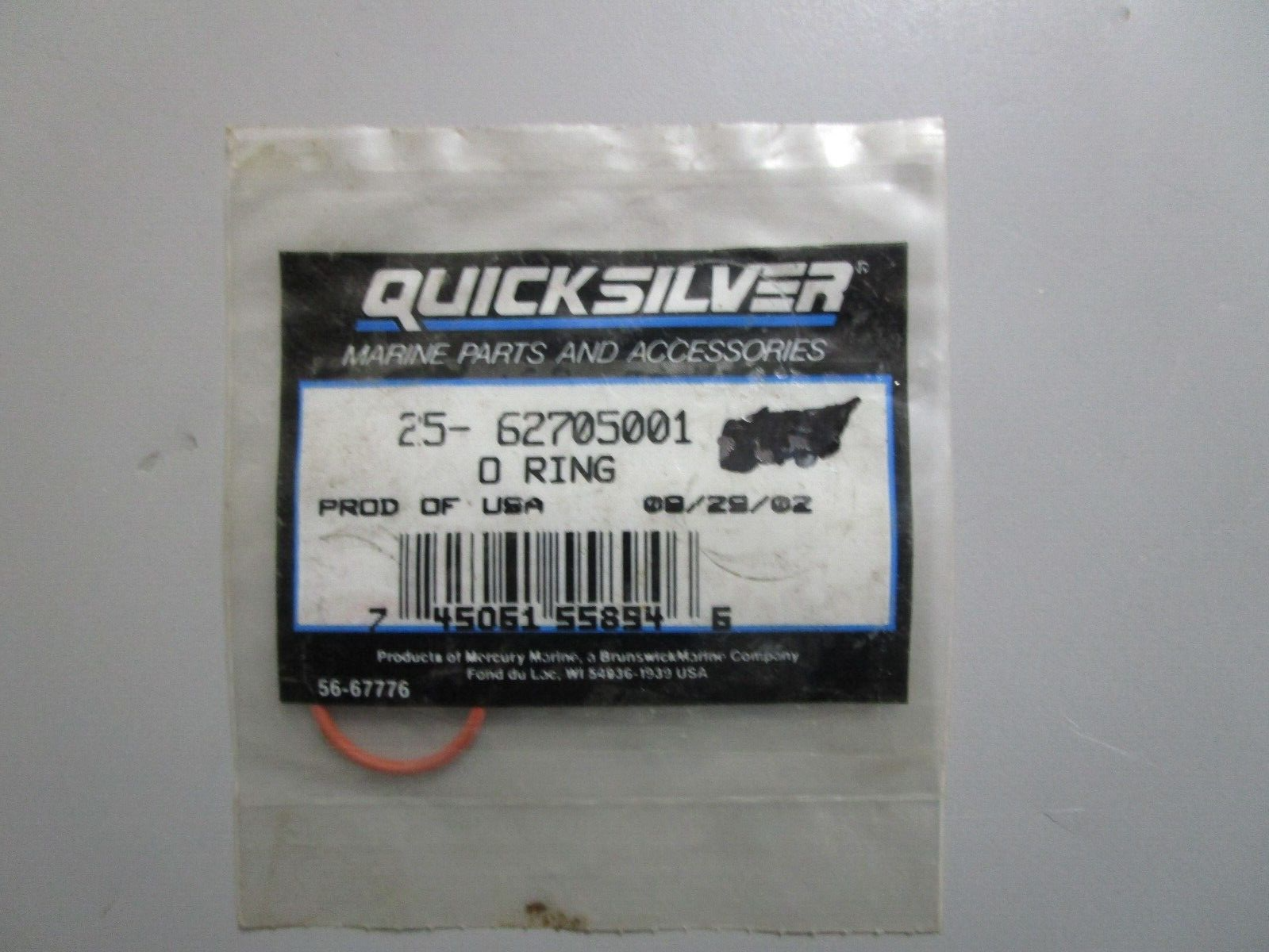 *NEW OEM* 0770 Mercury Quicksilver O Ring 25-62705001
