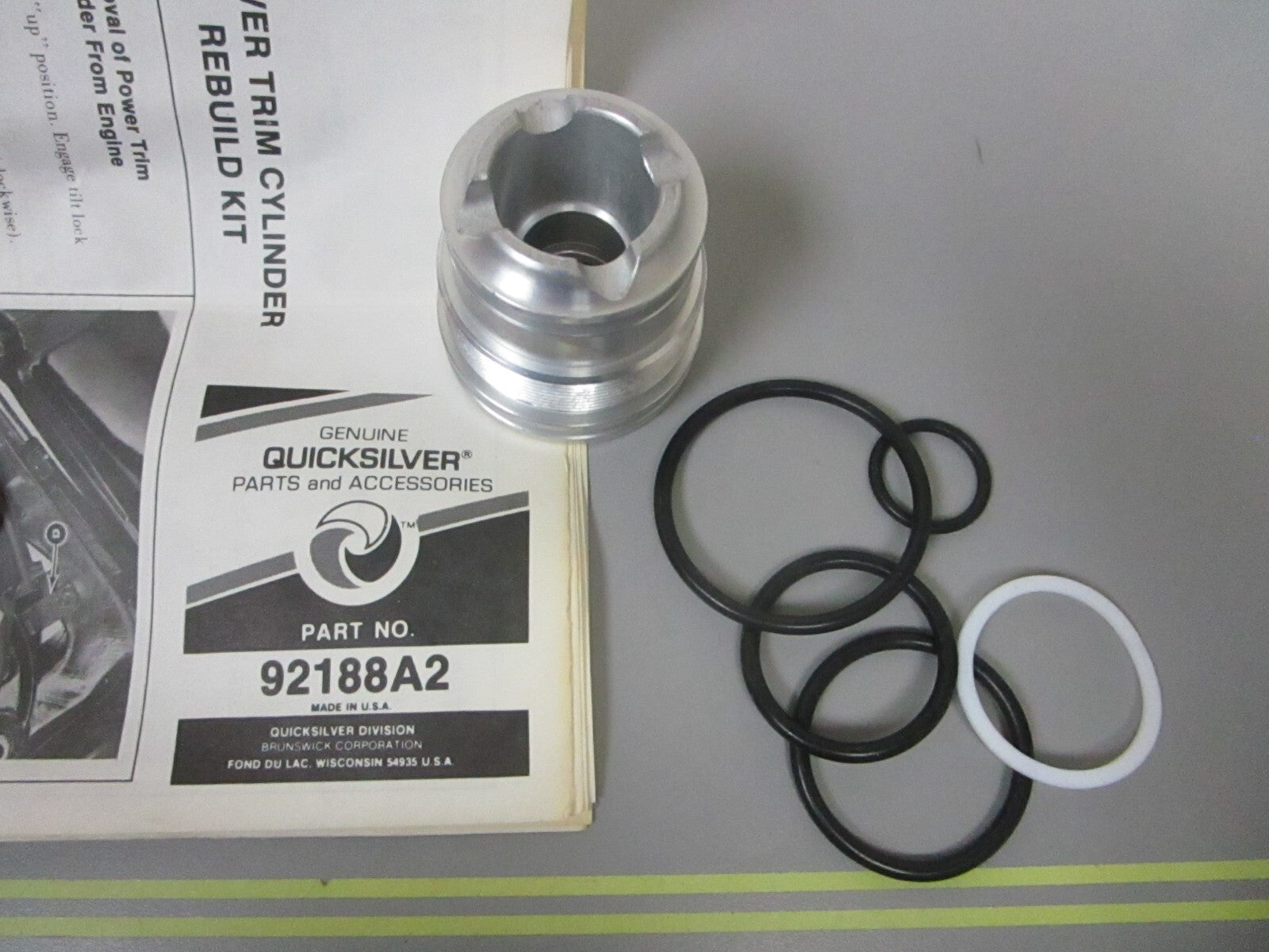 *NEW OEM* 0720 Mercury Quicksilver Trim Cylinder Rebuild Kit 92188A2