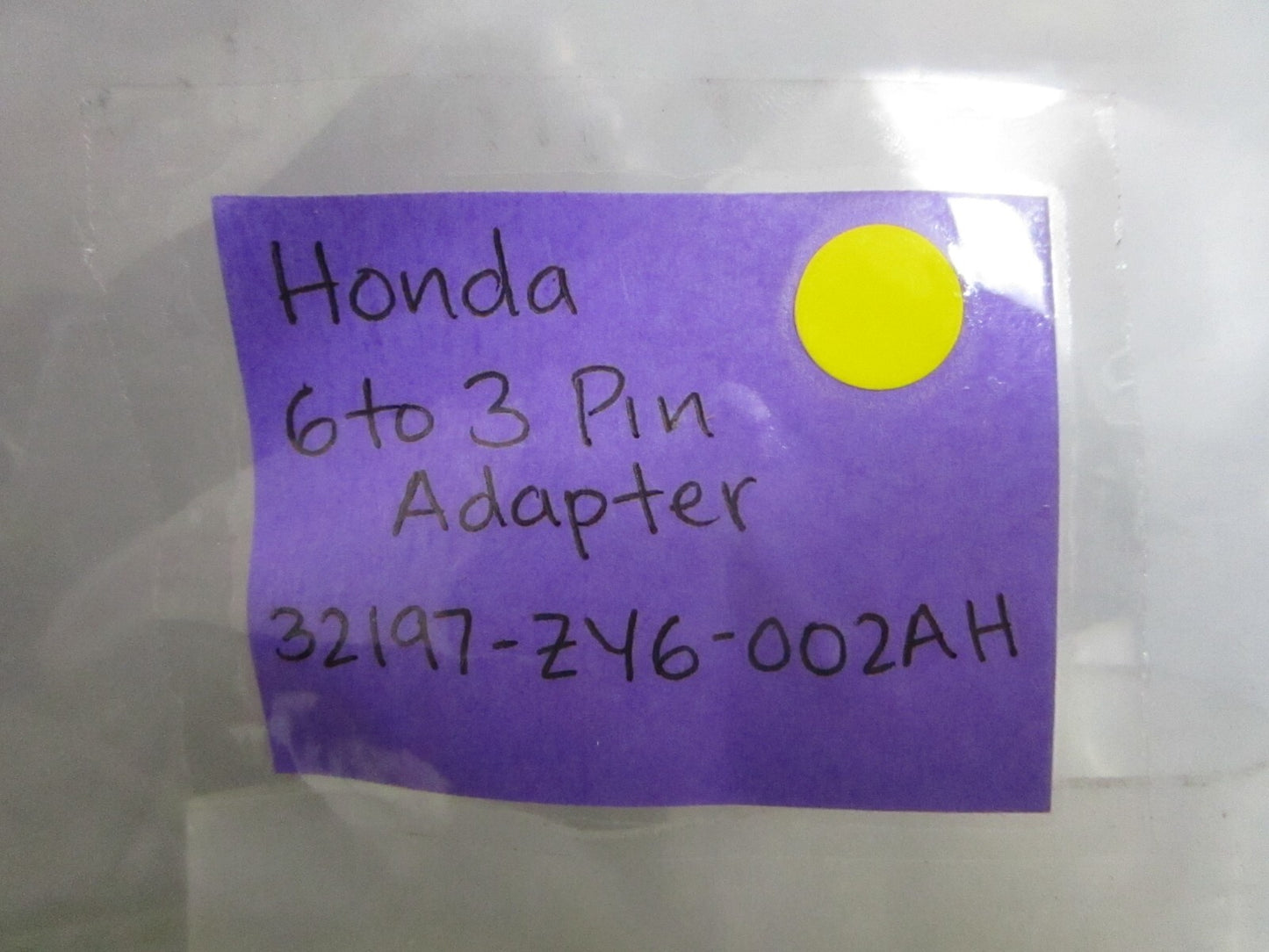 *NEW OEM* 0810 Honda 6 to 3 Pin Adapter 32197-ZY6-002AH