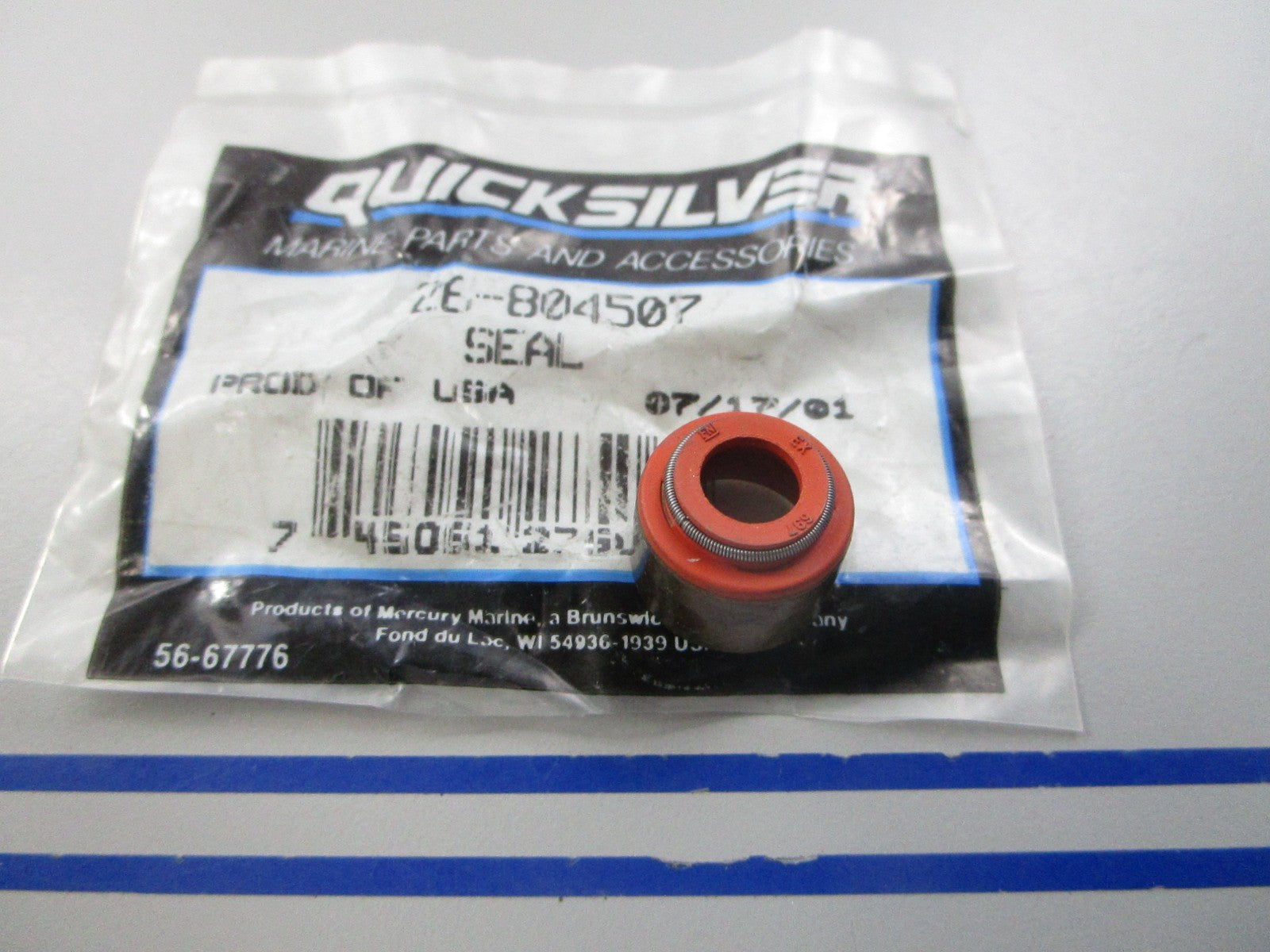 NEW OEM 26-804507 Mercury Quicksilver Seal 0810