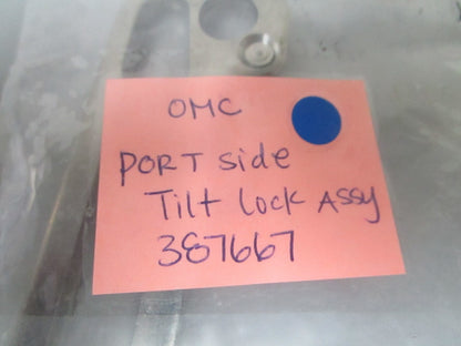 *NEW OEM* 0810 OMC Johnson Evinrude Port Side Tilt Lock Assembly 387667 0387667