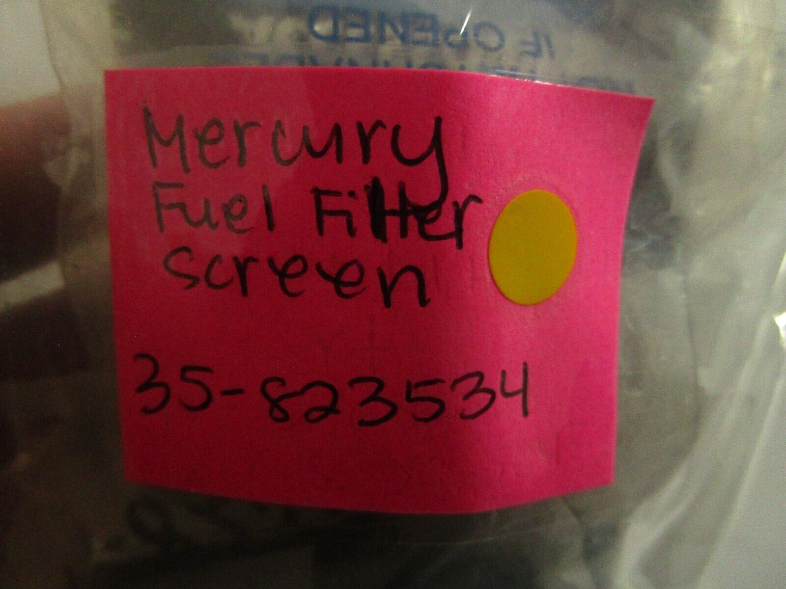 *NEW OEM* 0750 Mercury FUEL FILTER SCREEN 35-823534