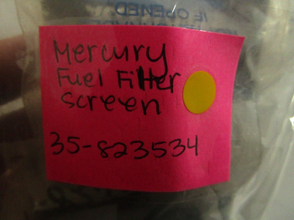 *NEW OEM* 0750 Mercury FUEL FILTER SCREEN 35-823534