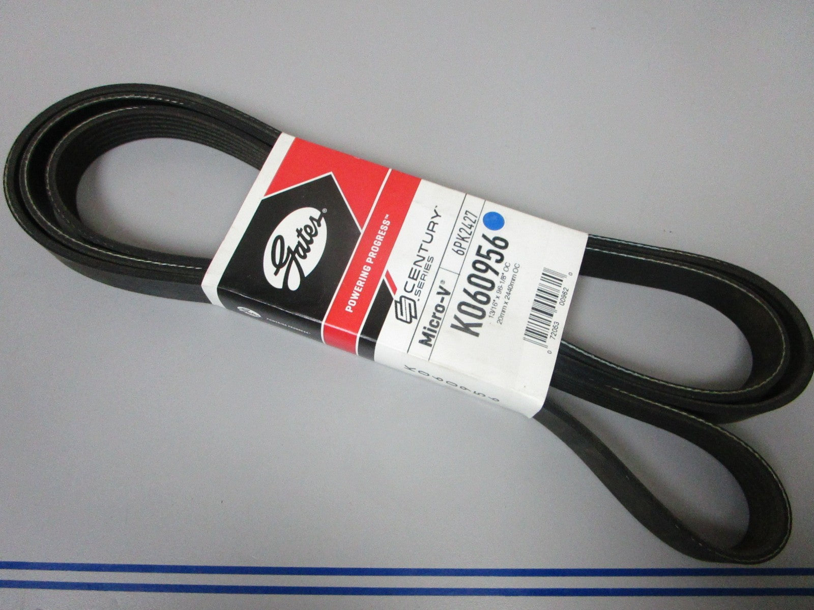 NEW K060956 Gates Micro-V 13/16" x 96 ⅛" Serpentine Belt 0720